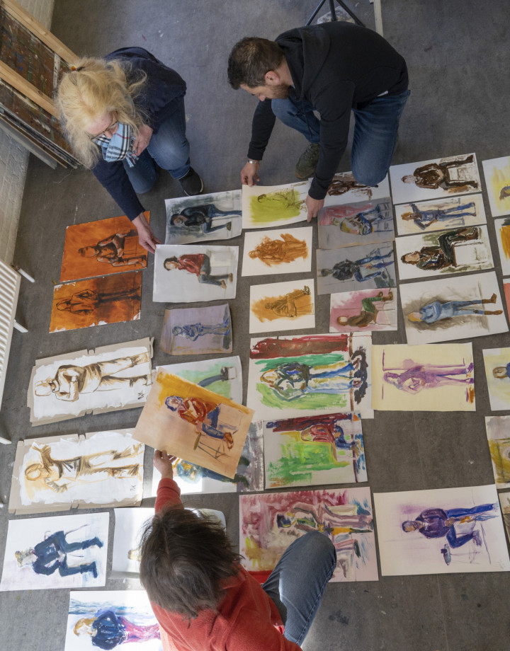 Academie Arendonk opleiding volwassenen Deeltijds Kunstonderwijs DKO Beeldende en Audiovisuele Kunsten BAK langlopende studierichting 4de graad optie Schilderkunst