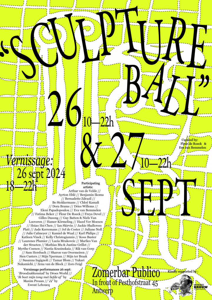 Academie Arendonk Deeltijds Kunstonderwijs DKO Beeldende en Audiovisuele Kunsten tentoonstelling leerkrachten Laurence Plumier Sculpture Ball