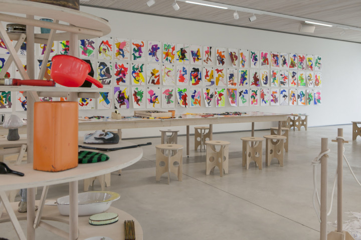 Academie Arendonk Deeltijds Kunstonderwijs DKO Beeldende en Audiovisuele Kunsten BAK nieuws project Collectieve improvisatiemachine Kristof Van Gestel