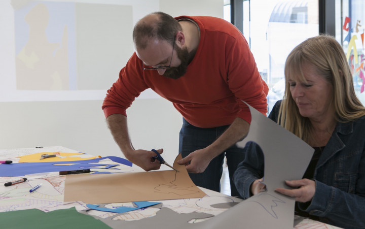 Academie Arendonk Deeltijds Kunstonderwijs DKO Beeldende en Audiovisuele Kunsten BAK nieuws project Collectieve improvisatiemachine Kristof Van Gestel