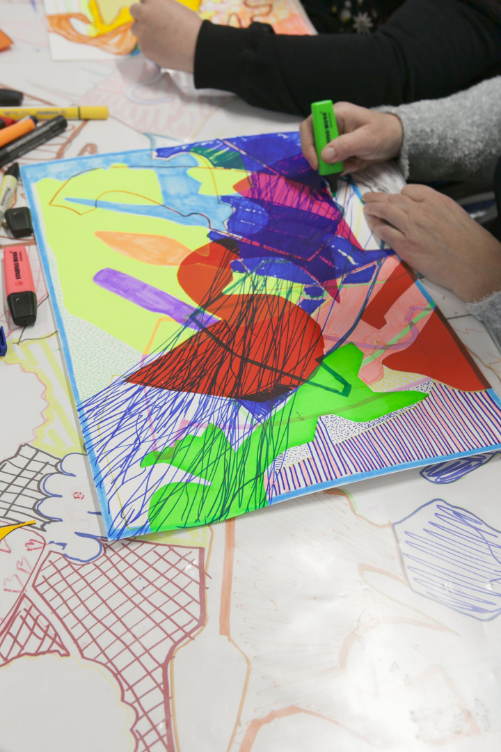 Academie Arendonk Deeltijds Kunstonderwijs DKO Beeldende en Audiovisuele Kunsten BAK nieuws project Collectieve improvisatiemachine Kristof Van Gestel